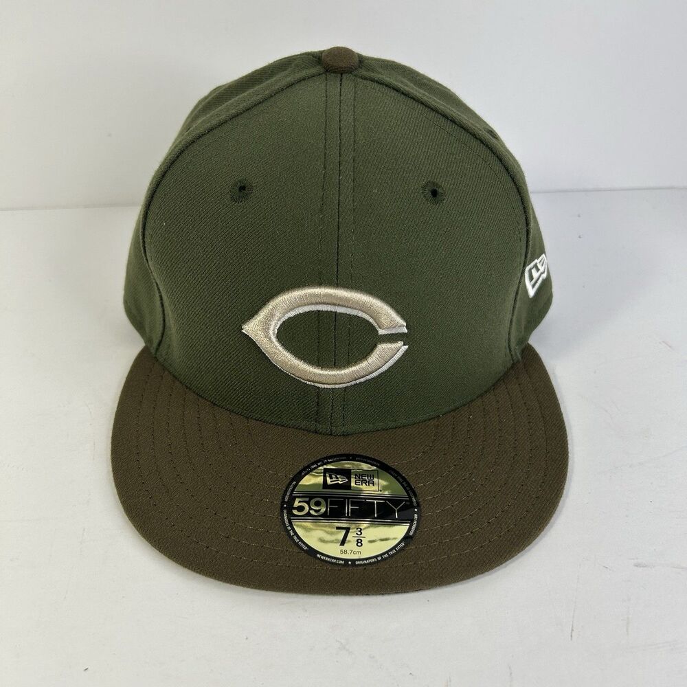 New Era Cincinnati Reds Olive/Brown Color Pack A-Frame 9FIFTY Fitted 7 3/8